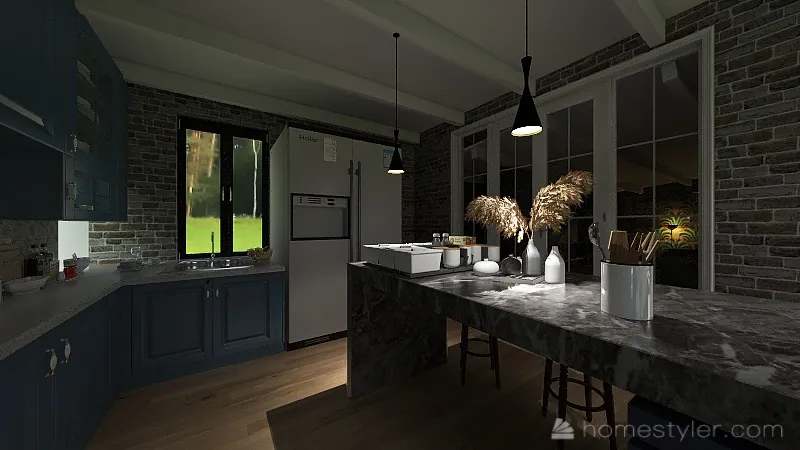 Kitchen1 3d design renderings