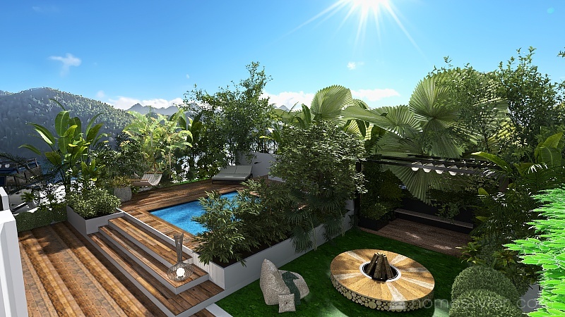 #Ecohomecontest Eco Home Inspired (Nature + Wood) 3d design renderings