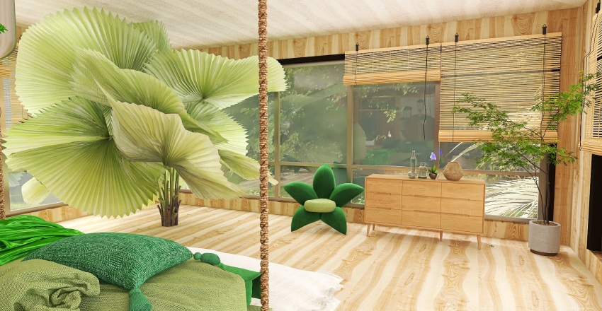 #EcoHomeContest - A house in a tree 3d design renderings