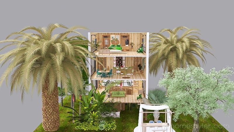 #EcoHomeContest - A house in a tree 3d design picture 573.31