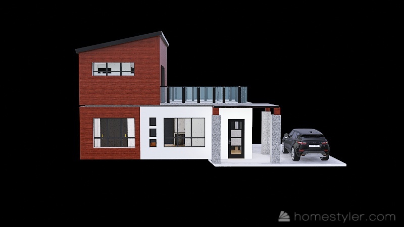 Modern Home 3d design renderings