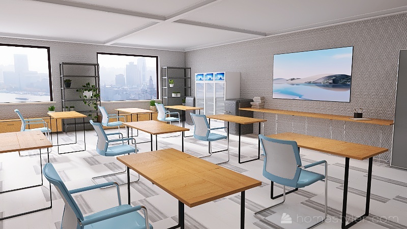 Murray Classroom 3d design renderings