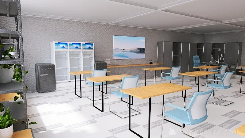 Murray Classroom 3d design renderings