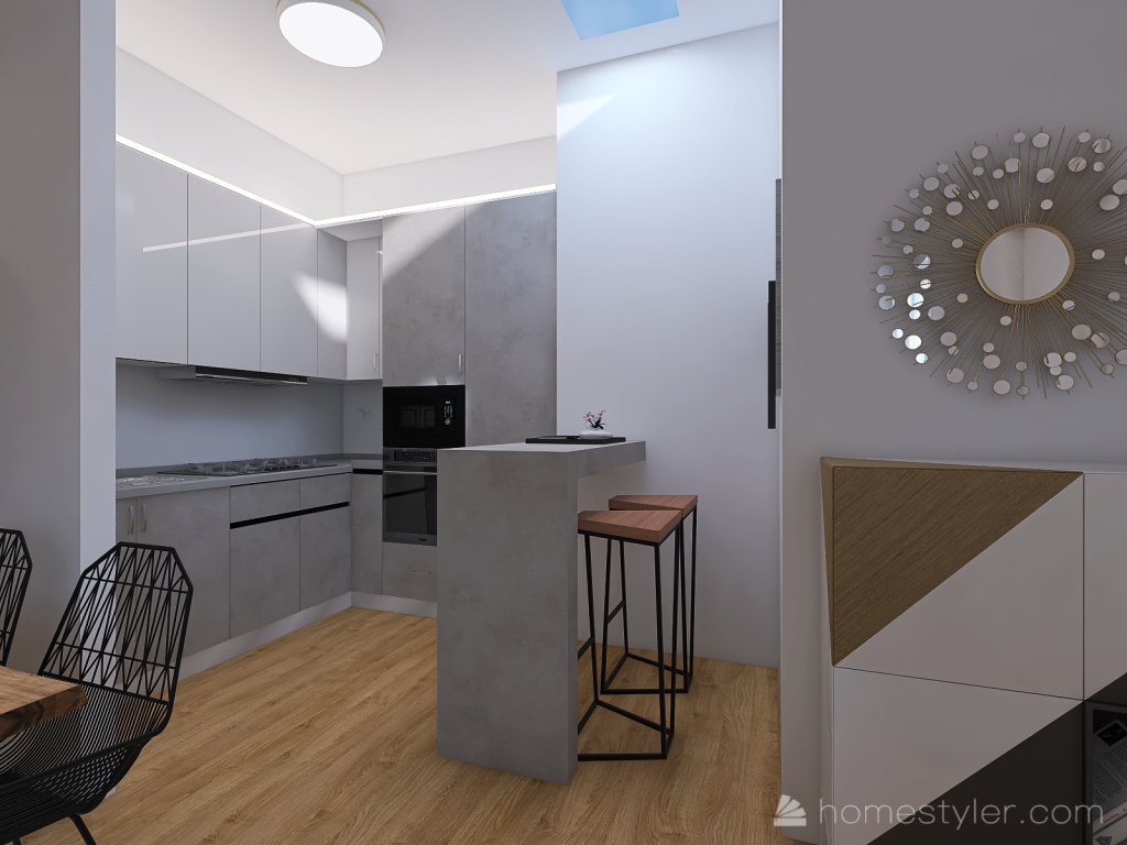 Tempocasa Via Olmetto casa B 3d design renderings