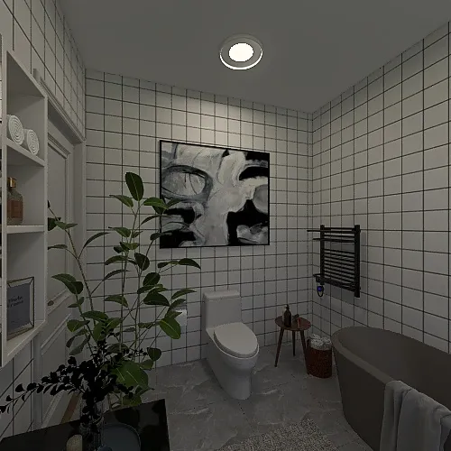 Bathroom 3d design renderings