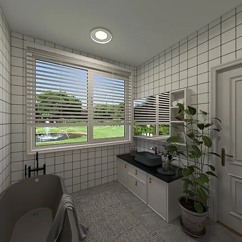 Bathroom 3d design renderings