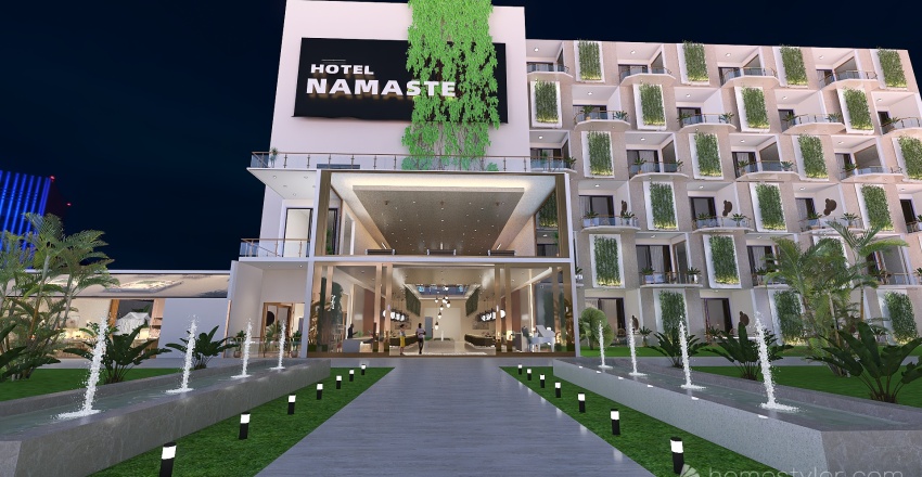 #EcoHomeContest_HotelNamaste 3d design renderings