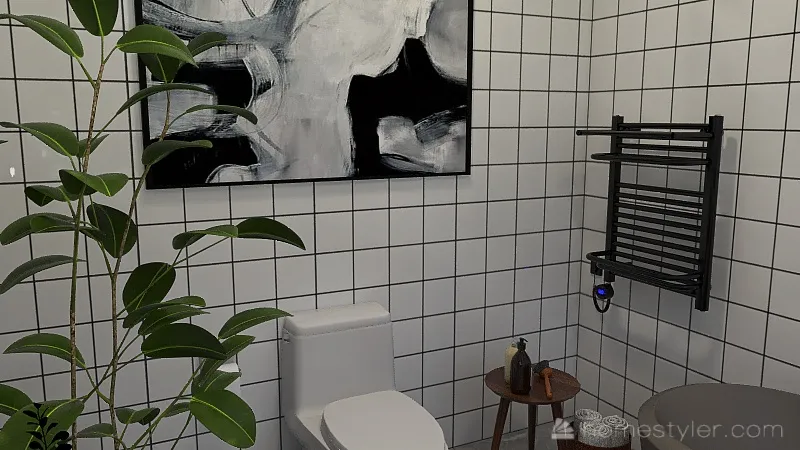 Bathroom 3d design renderings