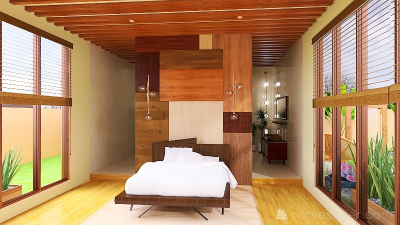 Master Bedroom R 3d design renderings
