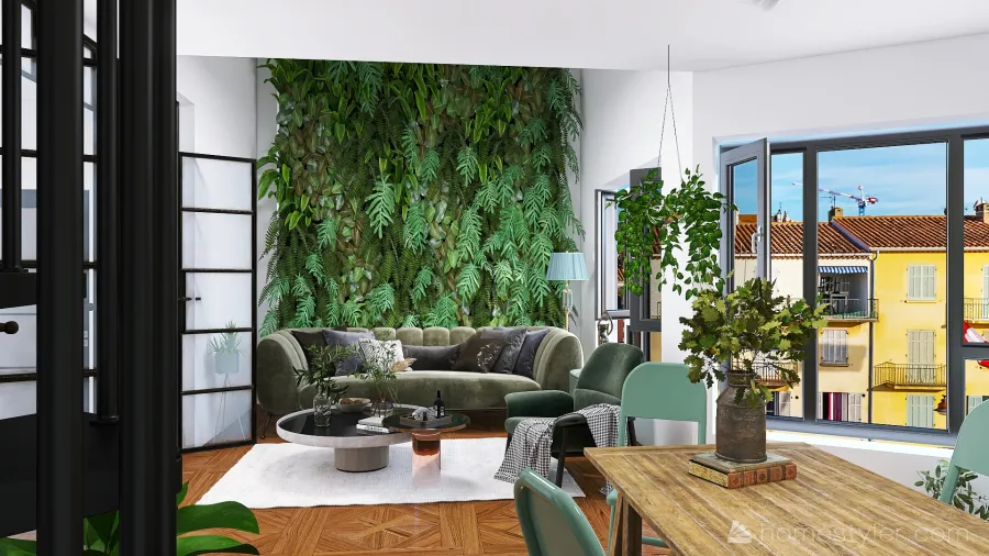 HERMAN #april #penthouse #design #plants #greencontest 3d design renderings