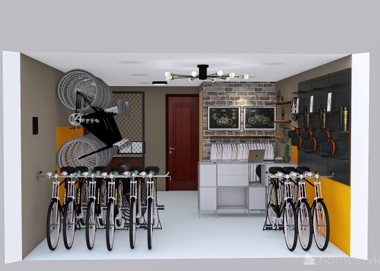 Bike Shop second option Design Rendering