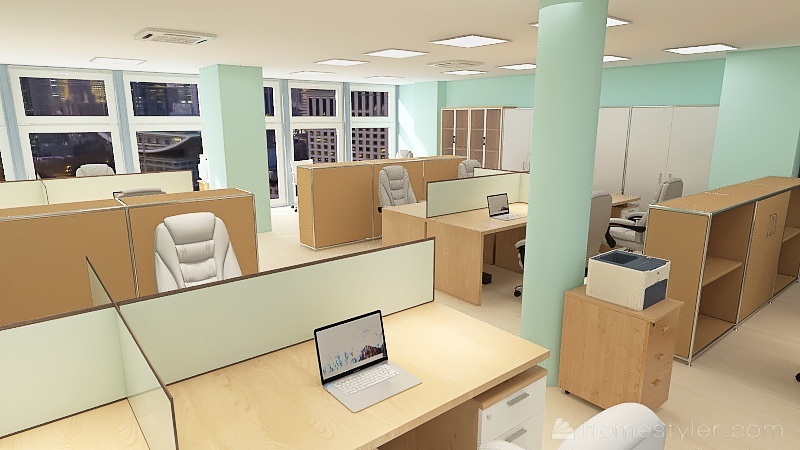 New_Office_Ver12-4 Public 3d design renderings