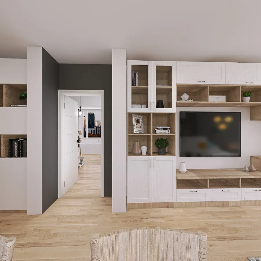 Small Apartment 3d design renderings