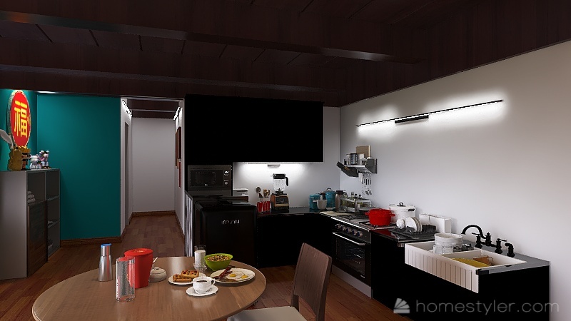 Apartment 1.0 3d design renderings