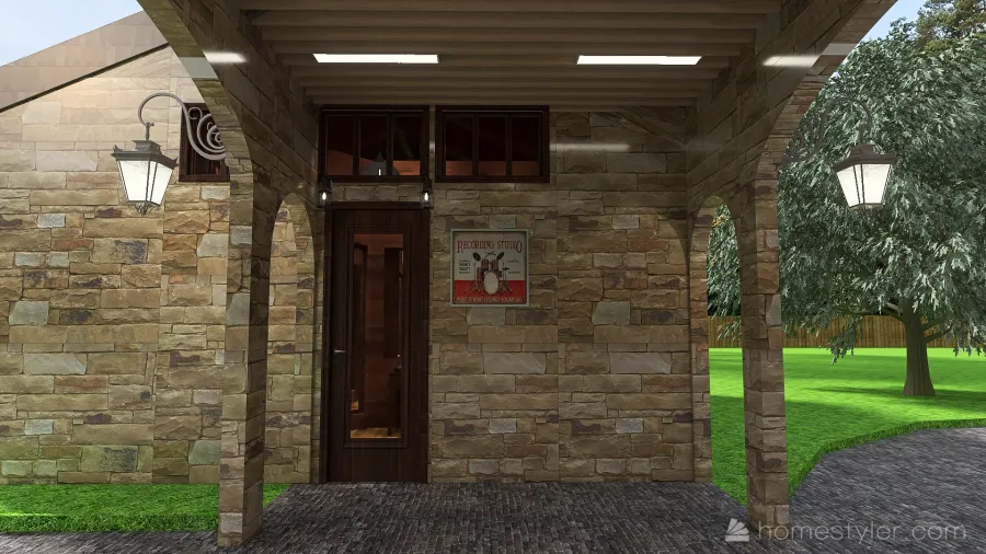 Porte Cochere 3d design renderings