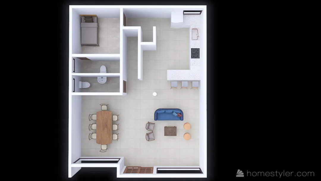 casa de playa 3d design renderings