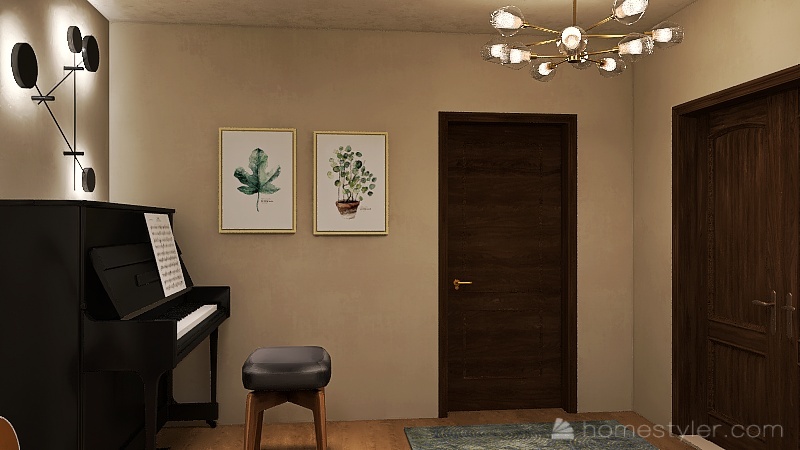Lounge 3d design renderings