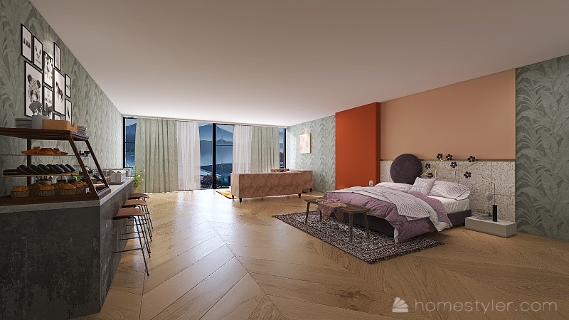 Motel 3d design renderings