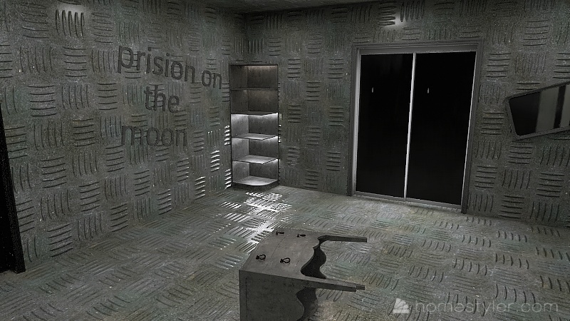 Prision on the moon-#AprilFoolContest 3d design renderings