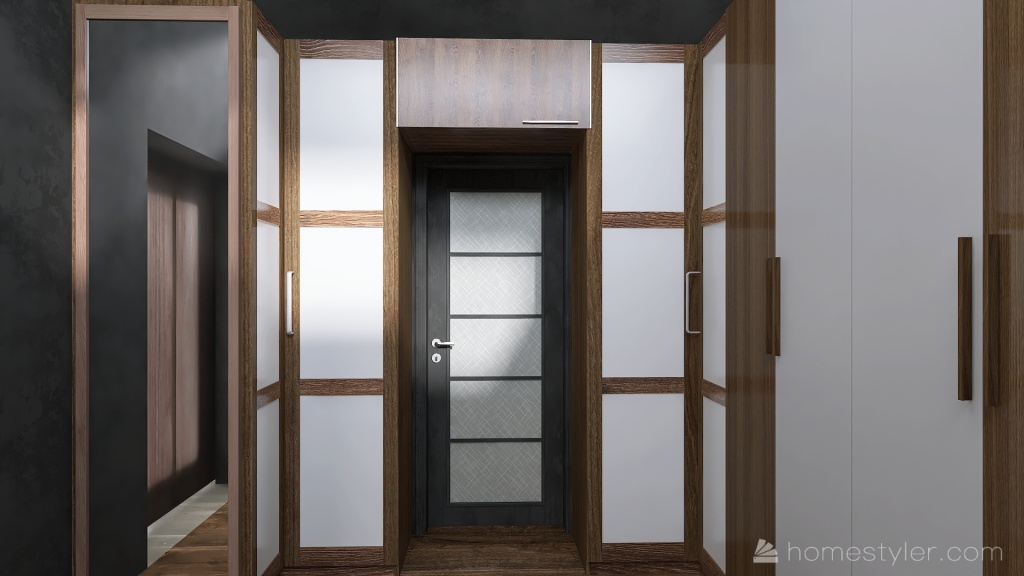 Modern Loft Black 3d design renderings