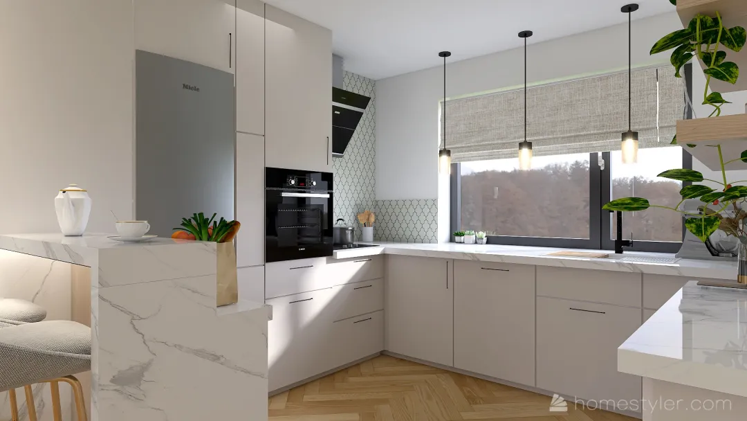 Kuchnia Zdzieci 3d design renderings