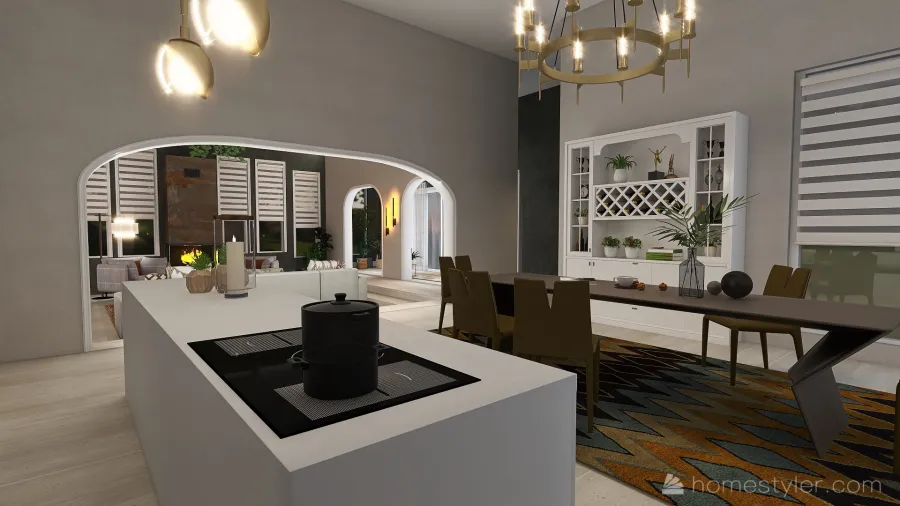 Party House 3d design renderings