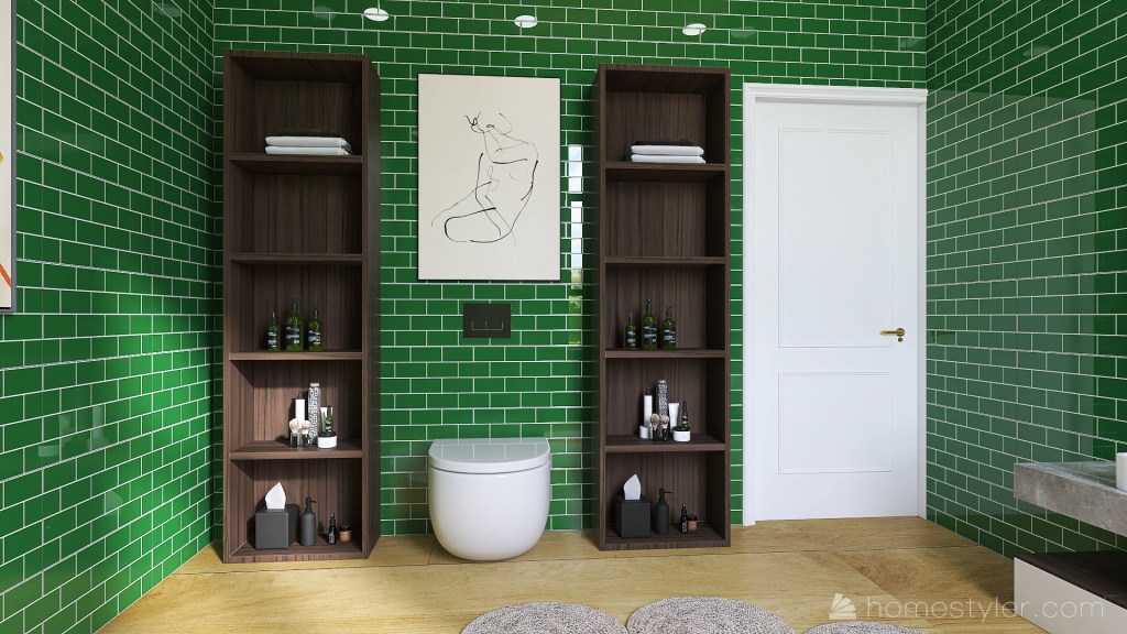 Guest Bath 2 3d design renderings