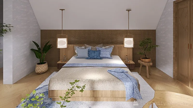 Master Bedroom - Loft Conversion 3d design renderings