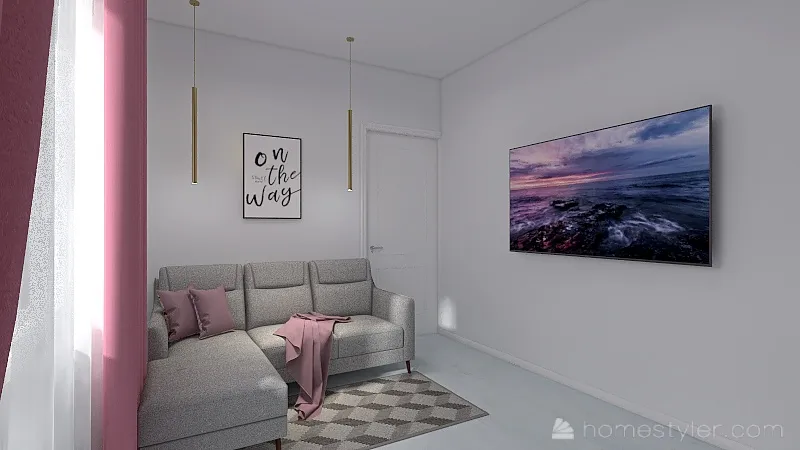 Living-room 3d design renderings