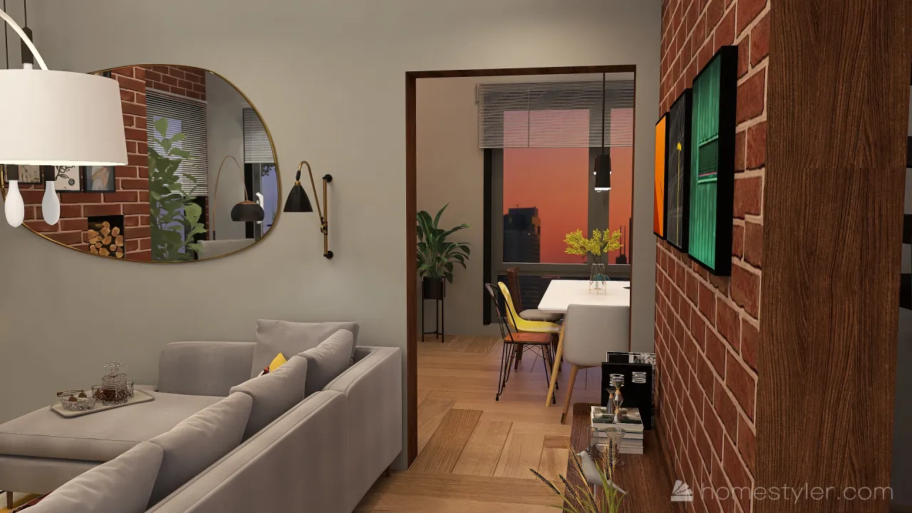Modern LivingRoom 3d design renderings
