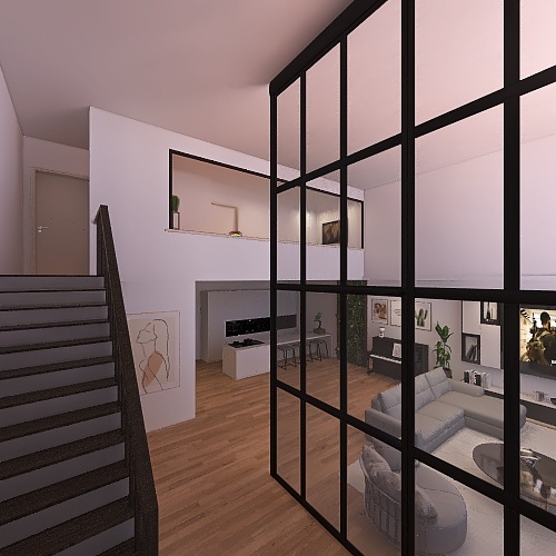 small loft design 3d design renderings