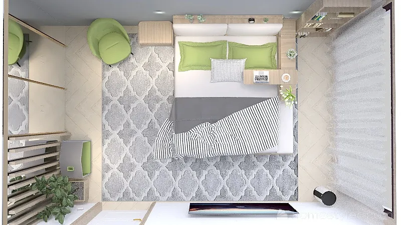 Copy of Спальня для Алёны 3d design renderings