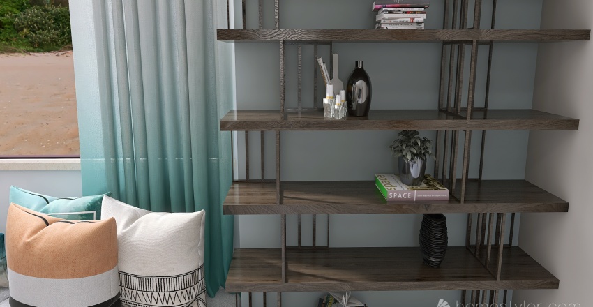 Simply Books, Beds And Baths 3d design renderings