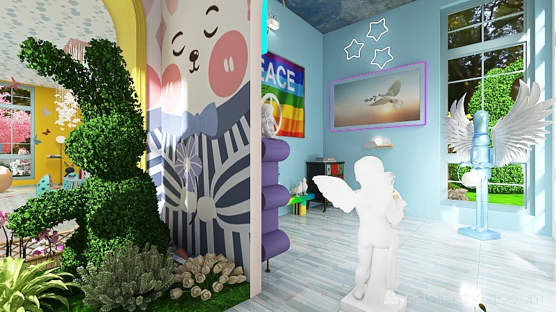 camera dell'erba 3d design renderings