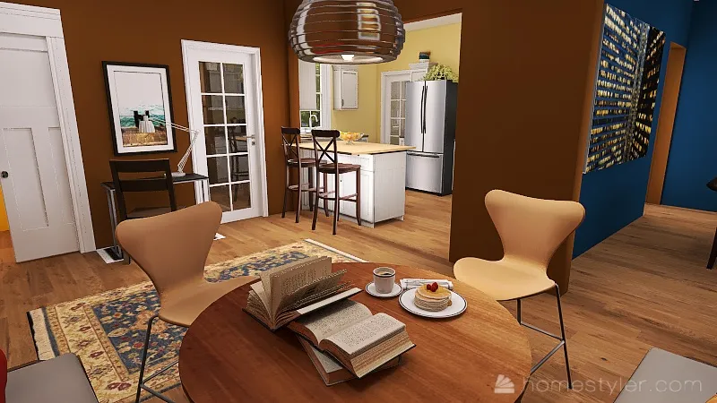 Maplewood - Clever Layout 3d design renderings