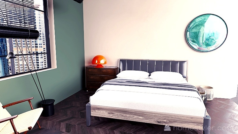 Bedroom of good dreams 3d design renderings