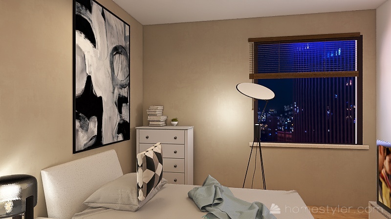 15-year-boy´s room 3d design renderings
