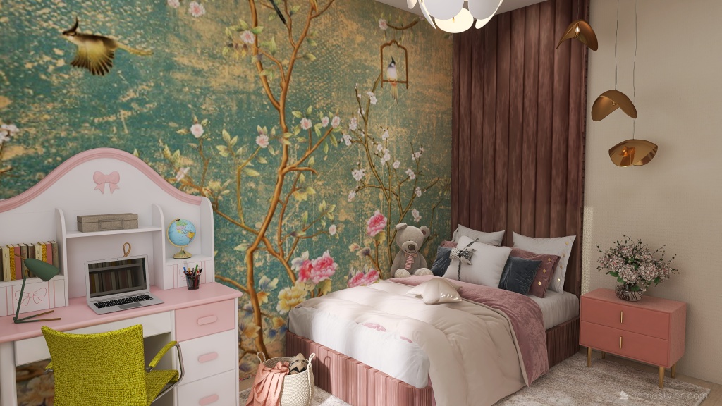 Dormitor Cezara si dormitor Matrimonial 3d design renderings