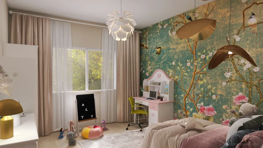 Dormitor Cezara si dormitor Matrimonial 3d design renderings