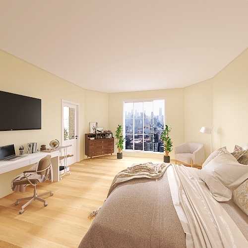 2 living room house warm tones 3d design renderings