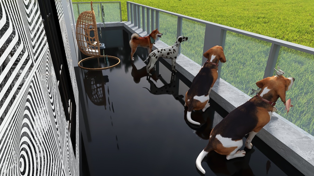 #AprilFoolContest - the dog life 3d design renderings