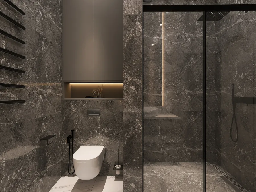 interior design bathroom 3d design renderings