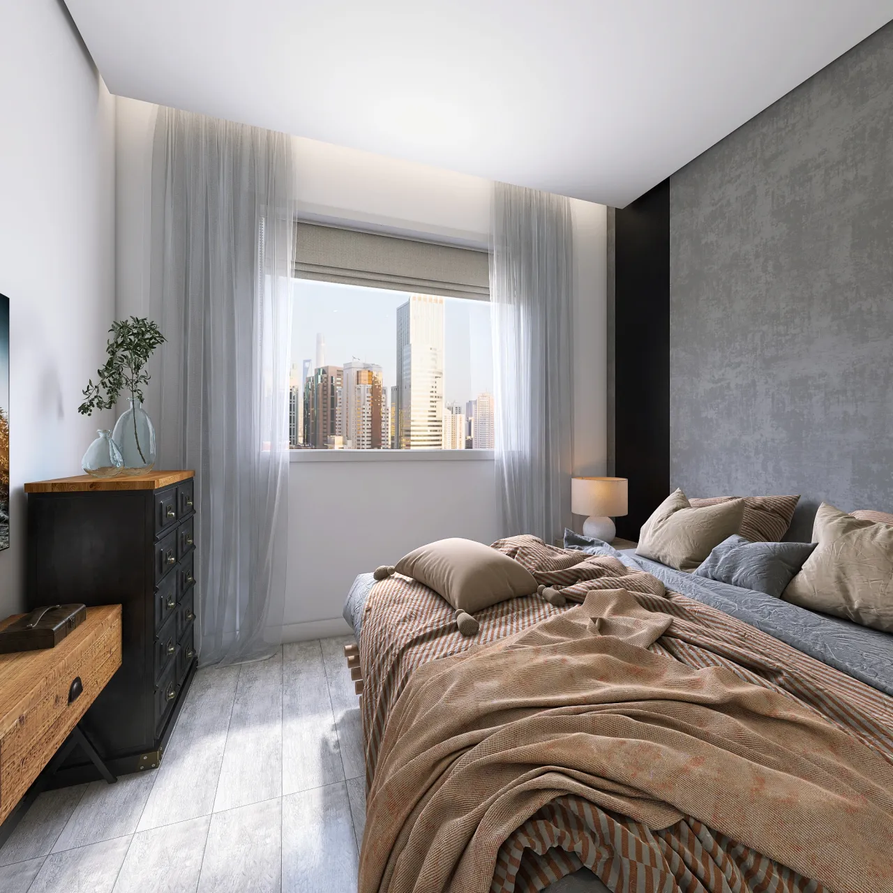 Bedroom 3d design renderings