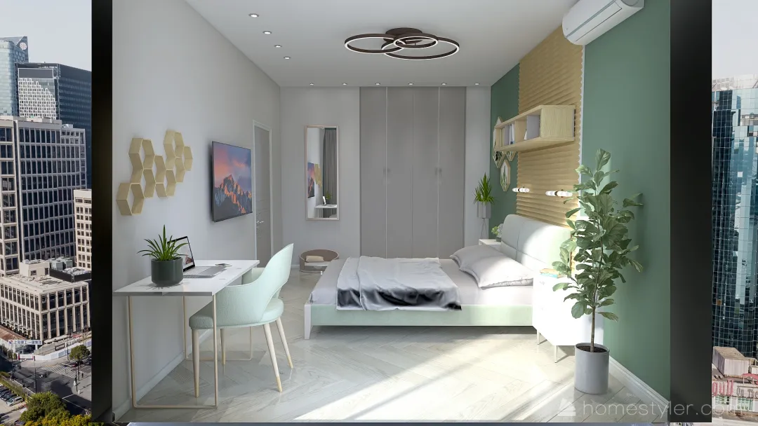 спальня для Алены 3d design renderings