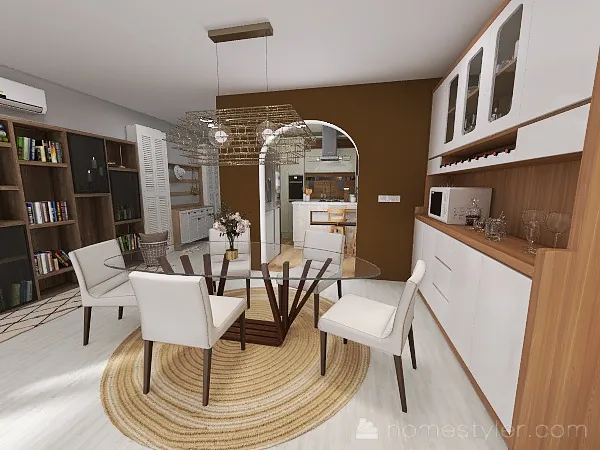 2 BHK Apartment 3d design renderings