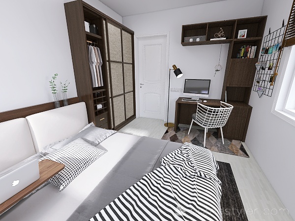 2 BHK Apartment 3d design renderings