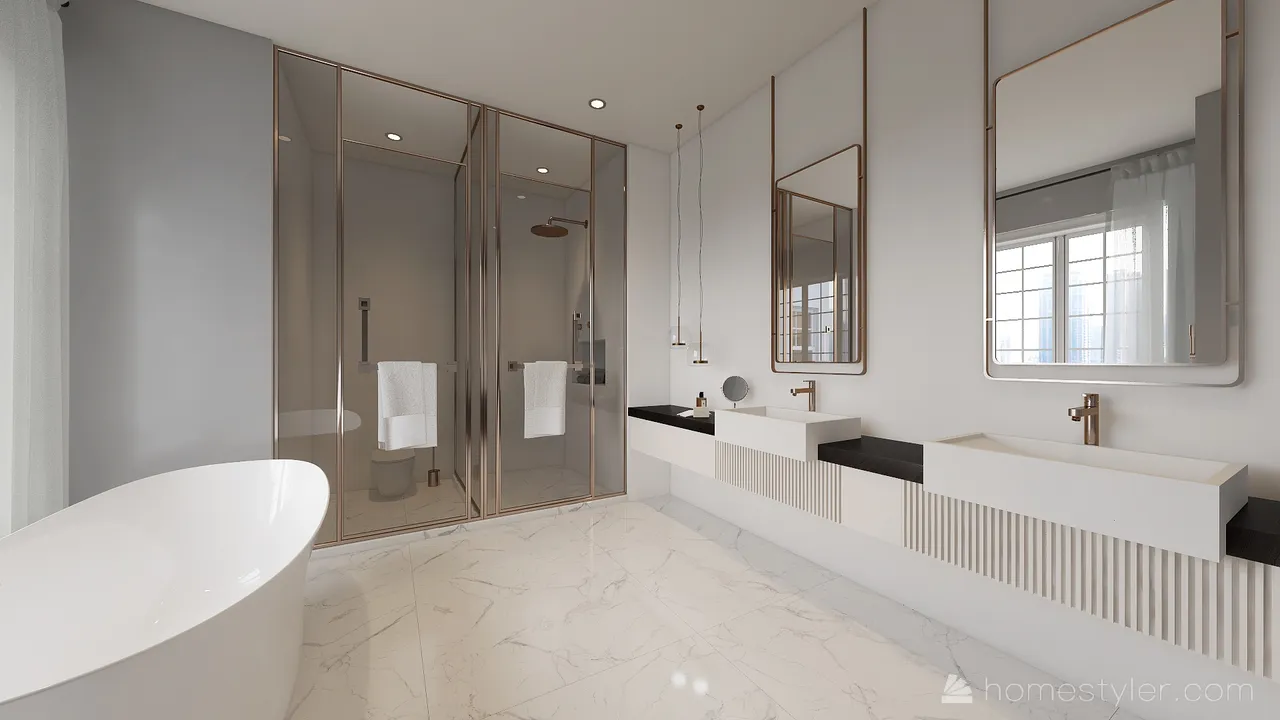 Bathroom 3d design renderings