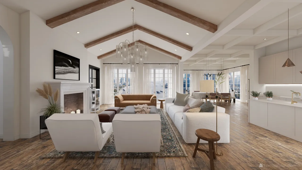 LivingRoom 3d design renderings