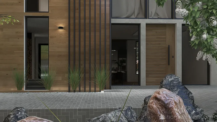 LAKE HOUSE 3d design renderings