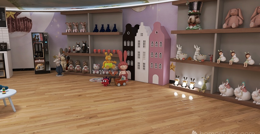 Easter store 3d design renderings